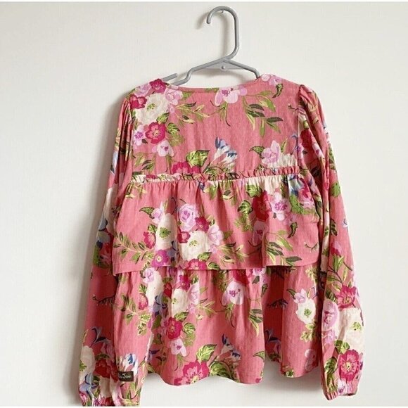 NWT Matilda Jane Girl Always Blooming Floral Pink Top Blouse - Picture 3 of 8